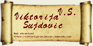 Viktorija Šujdović vizit kartica
